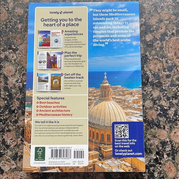 Lonely Planet Malta & Gozo Travel Guide - Picture 2 of 2